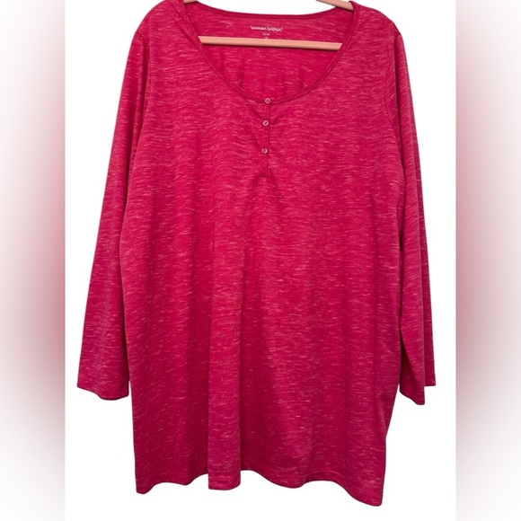 Woman Within Long Sleeve Tunic Tee 22/24 - Picture 1 of 7